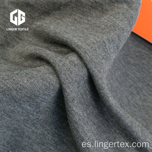 TR Grey Melange Spandex Uso de tela Roma